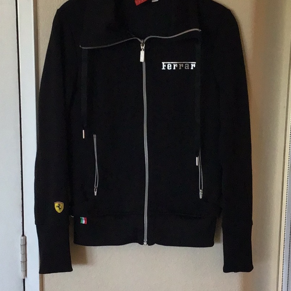 Puma Ferrari ladies full zip jacket EUC SZ S